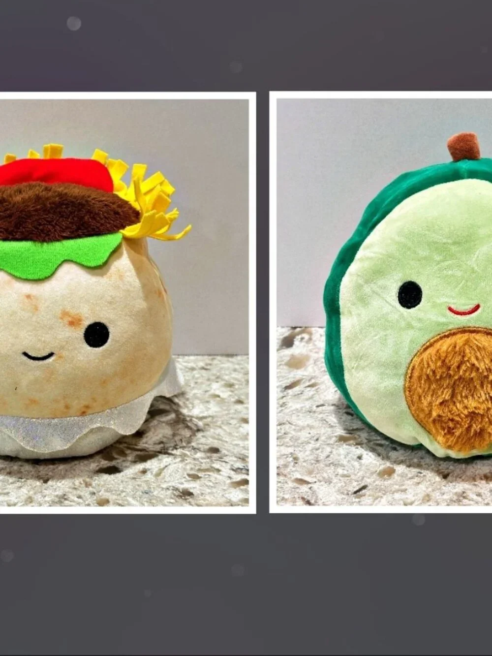 Squishmallows Flip a Mallow Austin Avocado Bernardo Burrito Reversible Plush 8